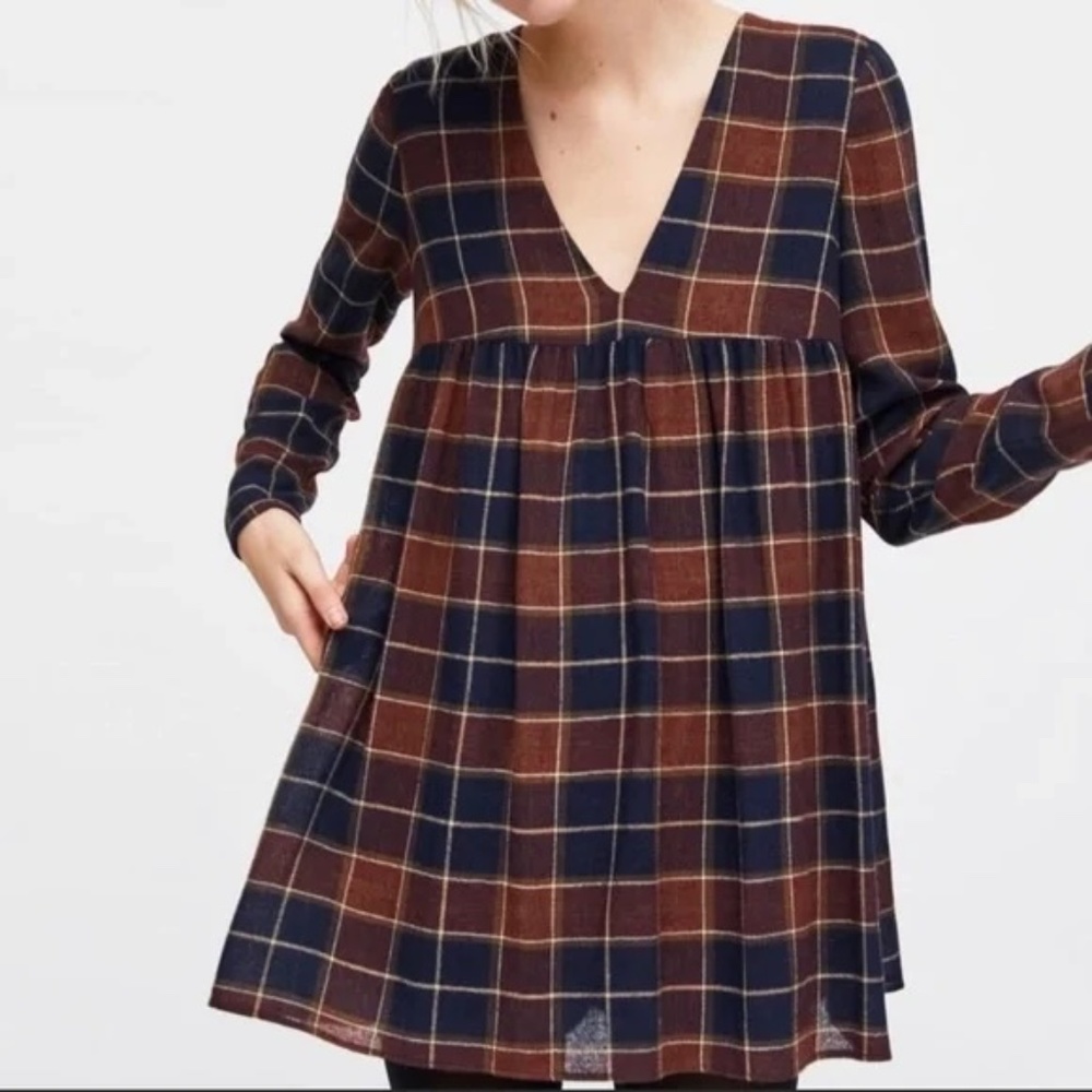 Zara Plaid Jumpsuit Dress - Medium (Fits like Small)